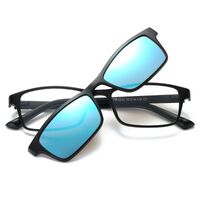 TR90 plastic frame + polarized sun protection magnet clip-on El Dorado EL2250