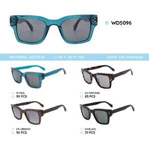 Acetate plastic frames polarized sunglasses WD5096