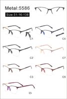 Metal nylor frame with soft nose pad and spring hinges 5586-DA