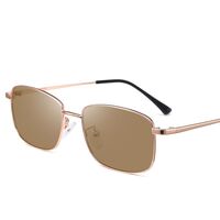 Очки металлические фотохромные с защитой от синего света 9640-GT