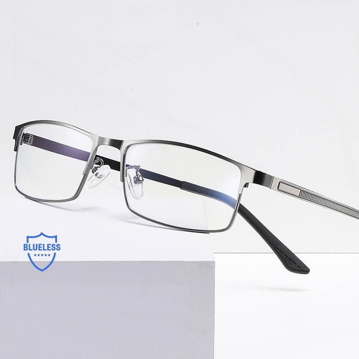 Blue Block metal glasses with blue light protection F2010-B