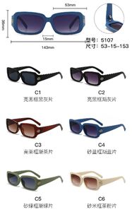 PC plastic sunglasses with metal hinge 5107W