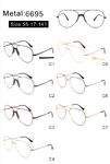 Оправа металлическая с мягким носоупором и флексом 6695-DA