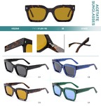 Поляризационные солнцезащитные пластиковые очки из материала ацетат Big City HS2858