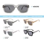Plastic acetate frame polarized sunglasses WD6030