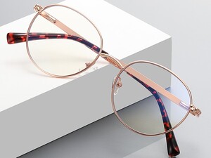 Metal blue blocker frames for glasses MORE 3057