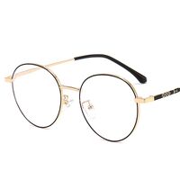 Metal glasses with blue light and UV protection 9674-2-GT