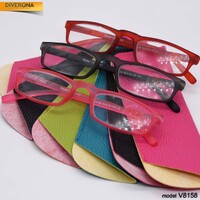 Очки - лектор - в пластиковой оправе с чехлом кожзам VIZZINI V8158