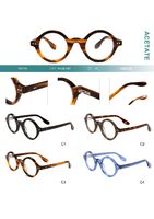 Plastic frames for glasses acetate material Big City collection M1114