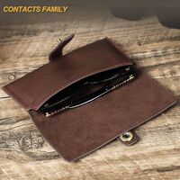 Sunglasses and eyeglasses genuine leather case CF4009