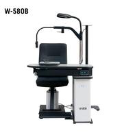 Рабочее место офтальмолога, комбинированный стол + кресло W-580B, столешница 980*490 мм