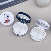 Kit for soft contact lenses (Kits for contact lenses) XF008BearPenguin