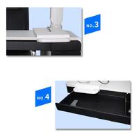 Рабочее место офтальмолога, комбинированный стол + кресло PK-100/PK-100B, столешница 1060*450 мм 