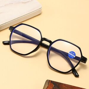 Очки пластиковые для чтения 1933 с защитой Blue ray cut, диоптрии от 0.00 до +4.00, РМЦ=62-64