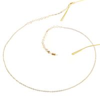 Metal non-slip chain, with stars, for glasses and masks GL093