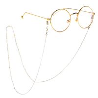 Metal non-slip chain, with diamond crystal beads, for glasses and masks GL176