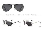 Солнцезащитные поляризационные металлические очки Enrique Cavaldi EC2203