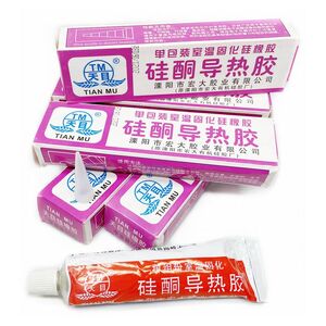 Клей теплопроводящий силикатный термостойкий водостойкий электроизолирующий, термопаста TianMu, 60 г