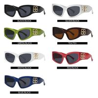 Plastic sunglasses in the shape of a 