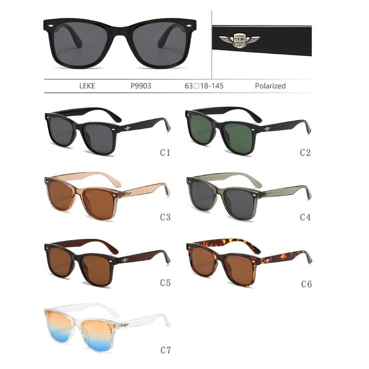 Солнцезащитные поляризационные пластиковые очки Leke P9903