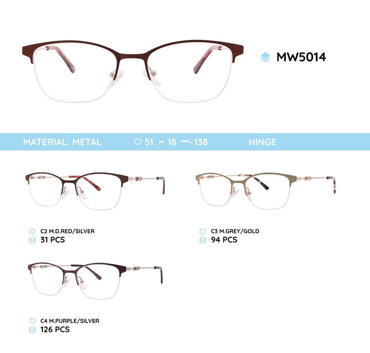 Оправа для очков металлическая женская MW5014