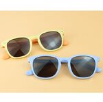 Polarized silicone sunglasses with UV400 protection for kids T18008