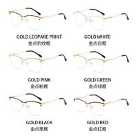 Metal glasses with blue light and UV protection 9708-GT