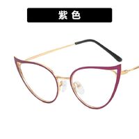Metal glasses with blue light protection for women 6867-PN