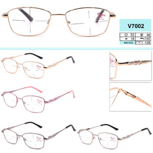 Очки женские металлические с флексами Vizzini V7002 Диоптрии: +1,00 до +5,00 (шаг 0,25); -1,00 до -8,00 (шаг 0,5)