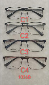 Metal frames for glasses Polar Fashion 1036B