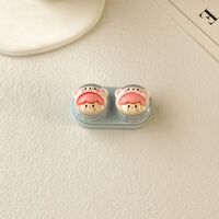 Mini soft contact lens kit retractable W-CT17帽子女孩头