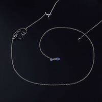 Metal non-slip chain, with mask, for glasses and masks GL894