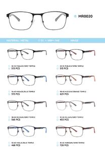Metal frame with temples made of TR-90 material MR0020