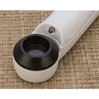 Лупа с универсальной подсветкой, увеличительное стекло с ручкой 6B-C-XX, диаметр 21 мм, увеличение: 45Х