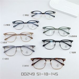 Оправа гибридная, металл + TR90, линзы с Blue Block покрытием SANTA 00249