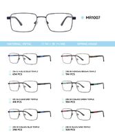 Metal frame with temples made of TR-90 material MR1002