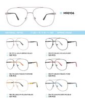 Металлическая оправа с дужками из пластика TR-90 MR0106