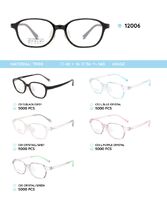 TR90 plastic eyeglasses frame for kids 12006