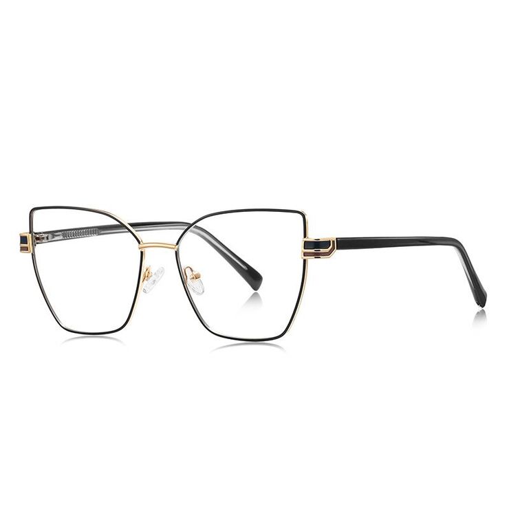 Оправа женская металлическая + TR90, линзы-блюблокеры с защитой от ультрафиолета и синего света More FCS3145