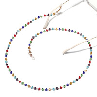 Металлическая цепочка для очков со стразами GL1082