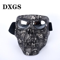 Safety shockproof sports goggles-mask 风镜-骷颅头转印