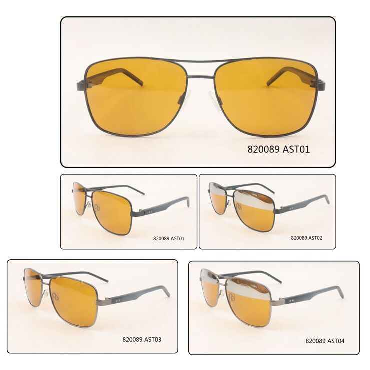 Metal polarized sunglasses PaulRolf 820089