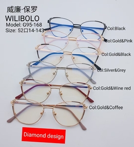 Оправа металлическая ультратонкая Wilibolo G95-168