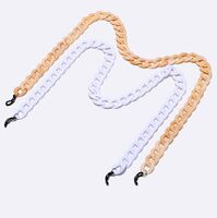 Acrylic non-slip chain, 2-piese set, for glasses and masks GM002