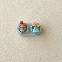 Мини-набор для мягких контактных линз выдвижной W-CT42辫子女孩