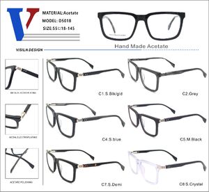 Оправа пластиковая из ацетата с флексом D5018-DA