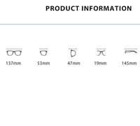 Metal Blue Block glasses with blue light protection FENQI F58078