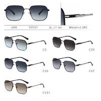 Polarized metal sunglasses Leke S33121