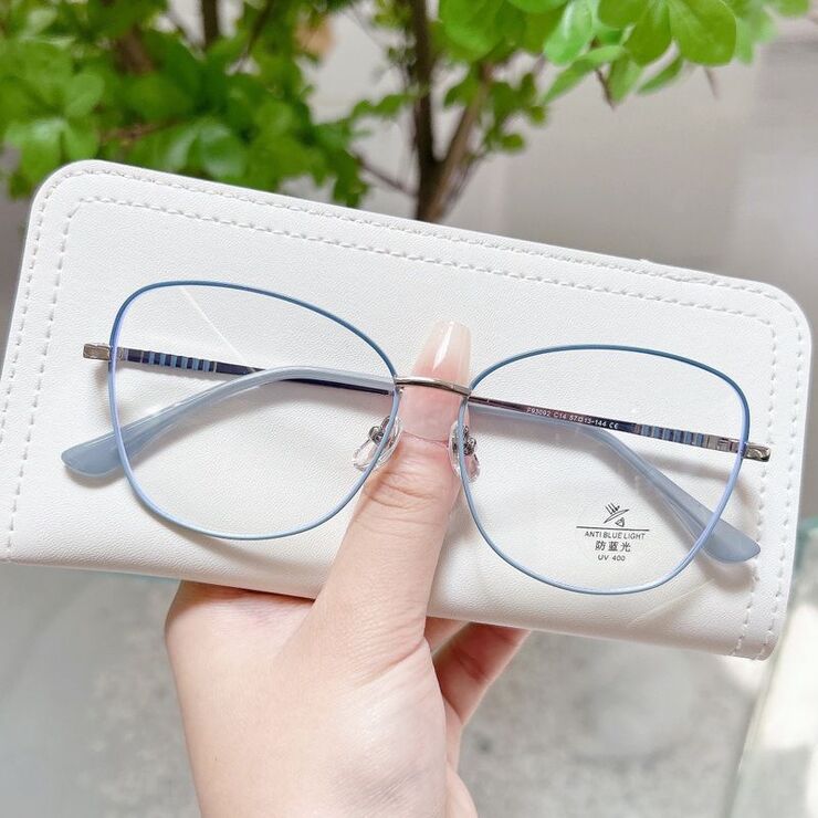 Combined frame (metal + TR90) with Blue Ray Cut protection lenses MAMO F93032