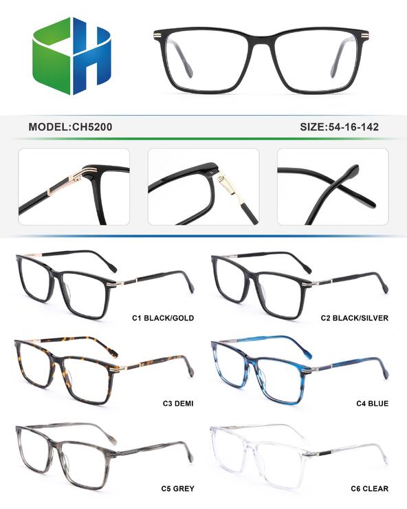 Оправа пластиковая из ацетата с флексом CH5200-DA